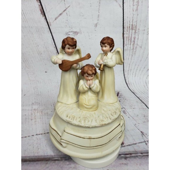 Unlisted Other Schmid Musical Collectibles Kid Angels Playing Music